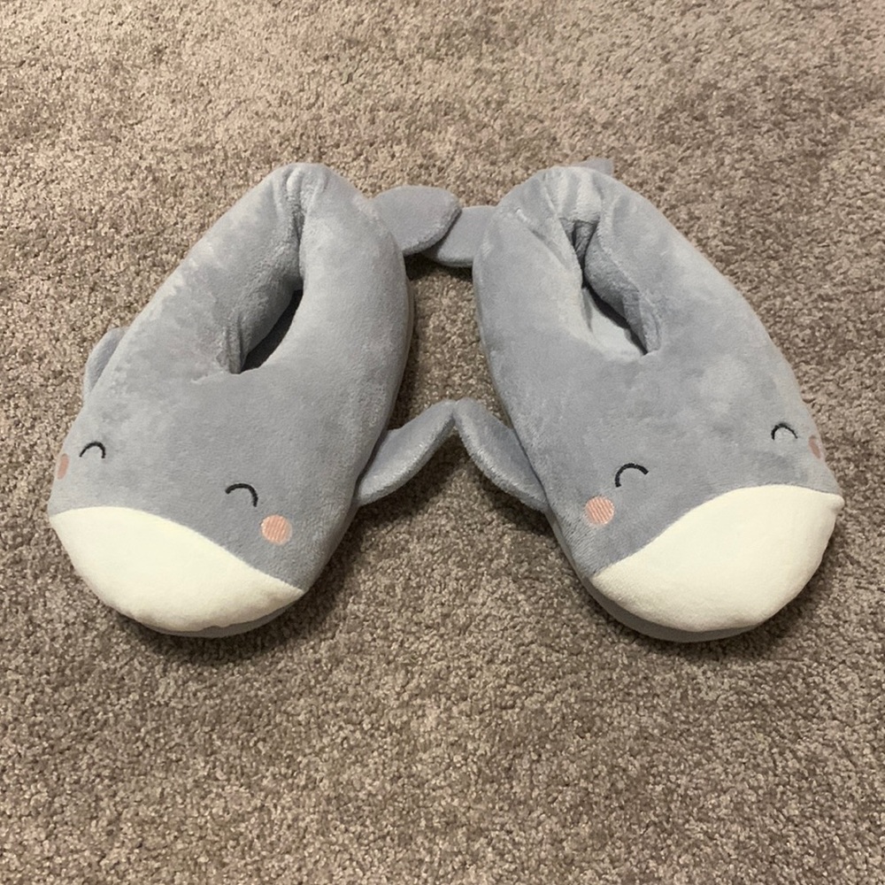 Whale slippers